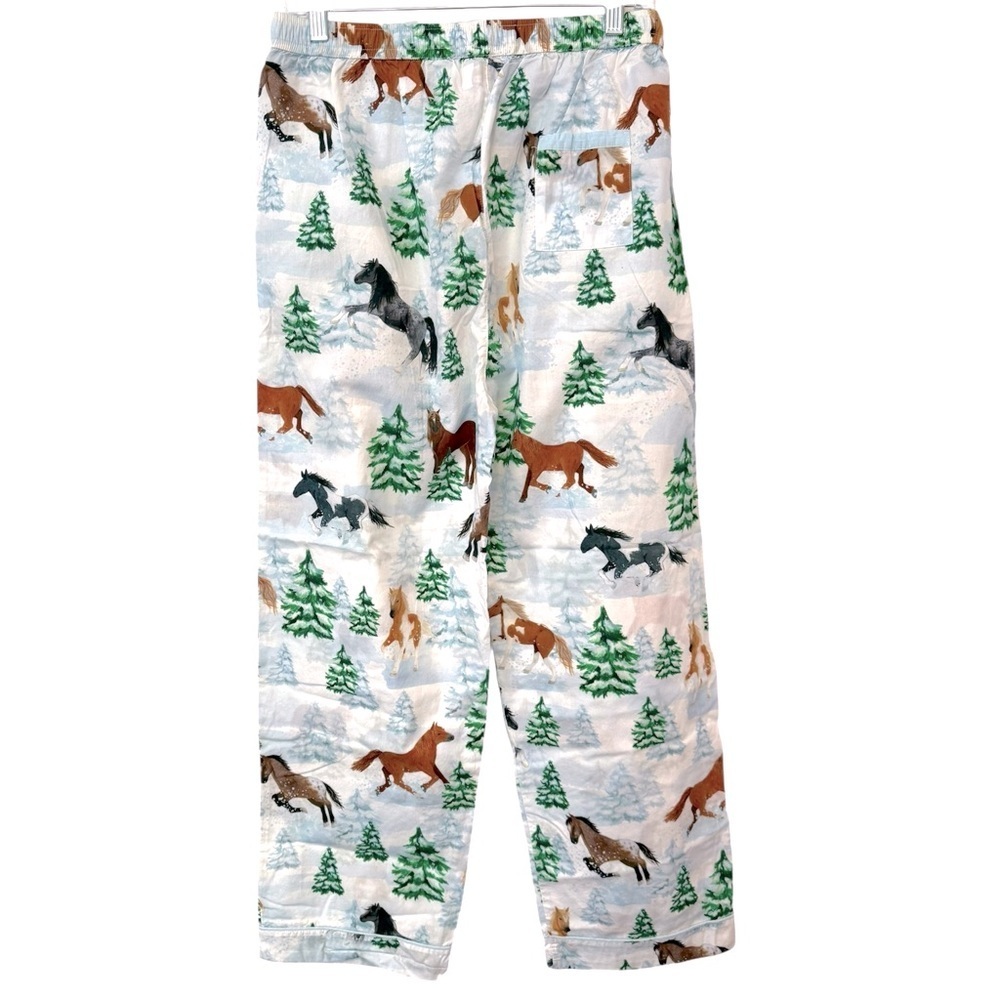 Sant and Abel x Skydog Wild 
& Free Mustang Pajama Bottoms Organic Western Horse
